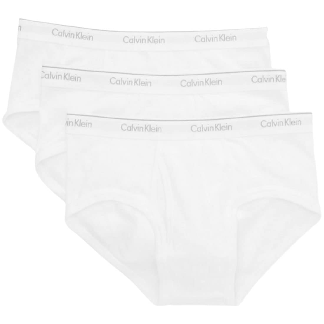 Briefs Bikini Cotton Underwear CLASSIC BRIEF NB3999 WHITE L [Calvin Klein] 3-Pack Men s (100) [Used]