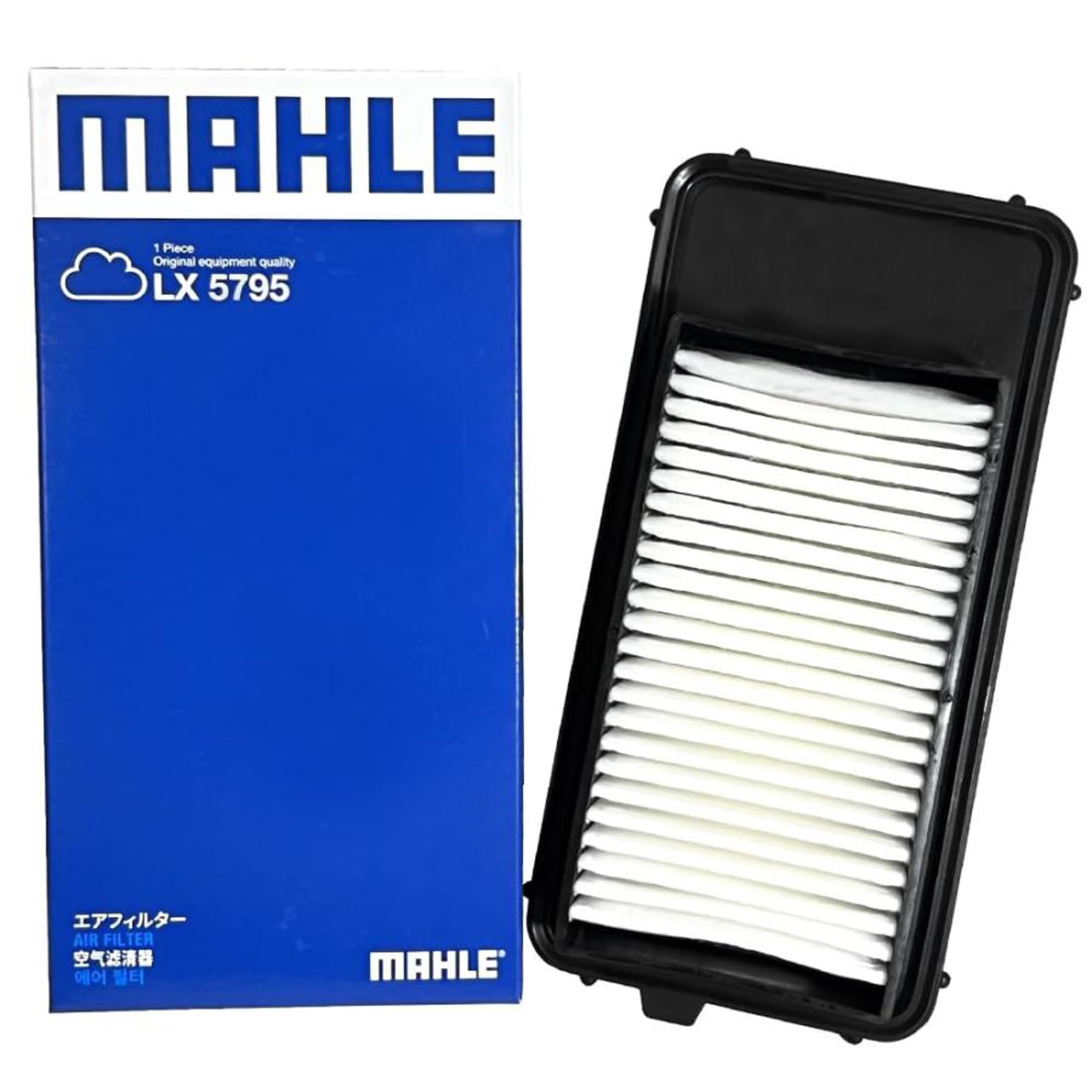 

Mahle Air Filter for Nissan 213mm Long x 107mm Wide x LX 5795 Kicks/Note, 42.0mm High,