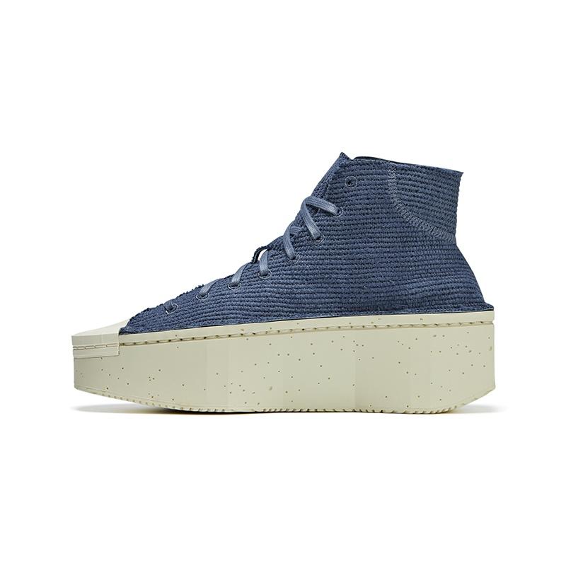 Y-3 Fabric Kyasu Hi Shock Absorbing Wear Resistant Mid Top Casual Shoes Men Casual Shoes Blue IG4098