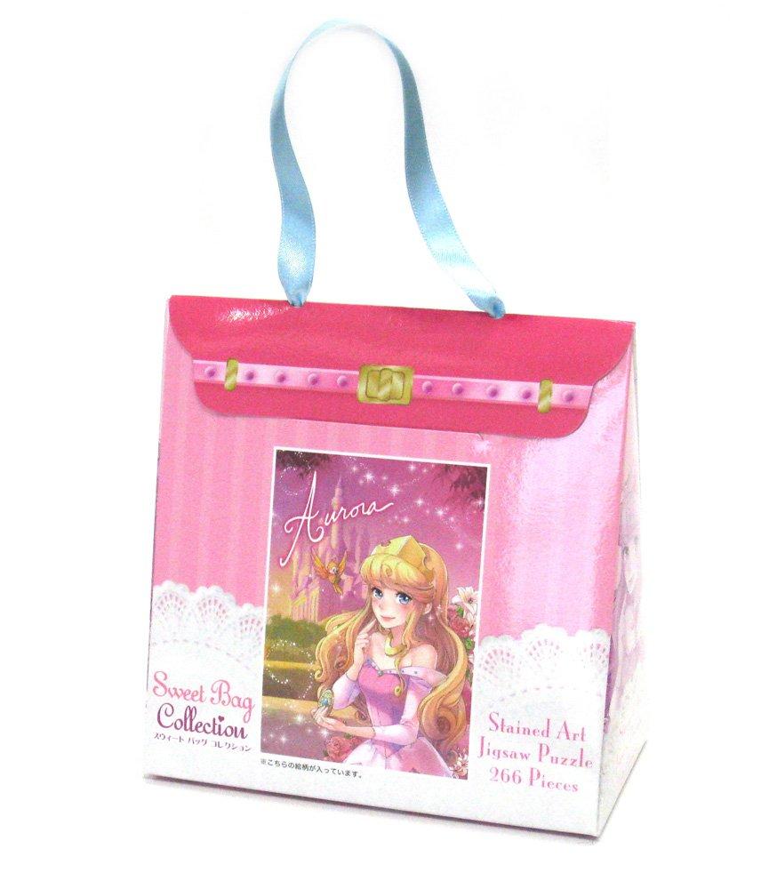 266 Piece Jigsaw Puzzle Sweet Bag Collection Sleeping Beauty Princess Aurora Gyutto Series [Stained Art] (18.2x25.7cm)