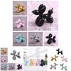 Vibrant Balloon Dog Cake Toppers Resin Material Variety Of Colors Cake Dress-up Accessories Birthday Party Decor Characters)