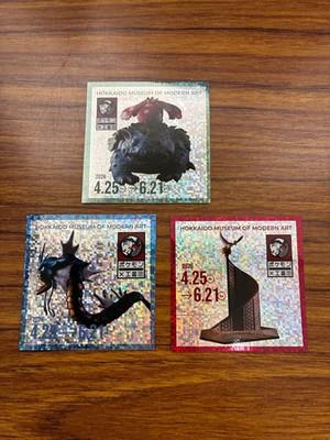 Pokemon Craft Exhibition Hokkaido Limited Hologram Sticker 3 Piece Set FS JP