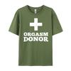 Orgasm Donor Mens Clothing Plus Size Couples Cotton Comfort Clothes Funny Shirt Tshirt