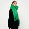 Homemade 28-color Atmosphere Soft Waxy Thick Beard Mohair Scarf Women's Winter Warm Imitation Cashmere Scarf Shawl