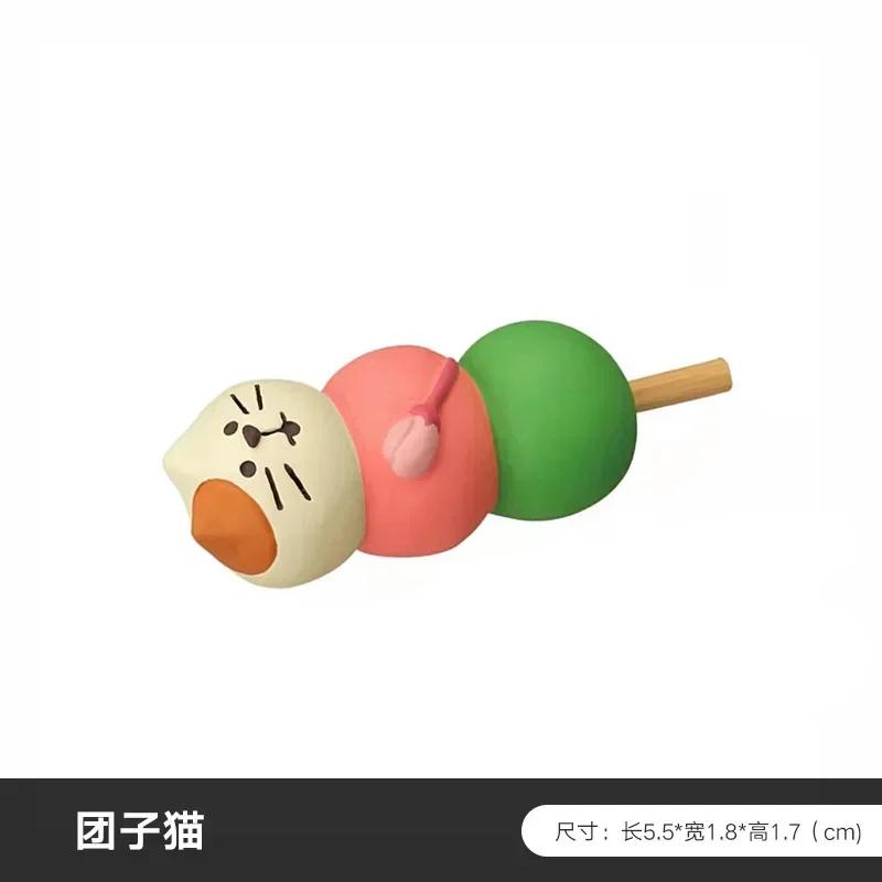 Zakka Japan Teehaus Katze Japan Dekoration Figuren Harz Handwerk Sammlerstück Heimdekoration Schreibtischzubehör Szenendekoration Geschenke