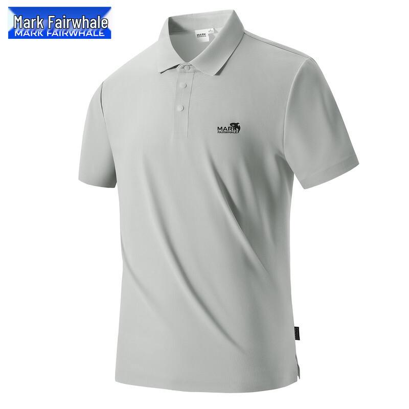 MARK FAIRWHALE Men s Cool Ice Silk Polo Shirt 3XL