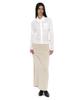 Partimento Woman Pwc Folding Waist Jersey Maxi Skirt_Ivory