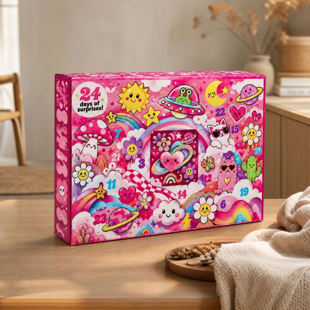 3D Toy Advent Calendar, -Day Countdown Sensory Toy Set