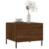 Coffee Tables 2 Pcs Brown Oak Effect 50x50x40 Cm Engineered Wood
