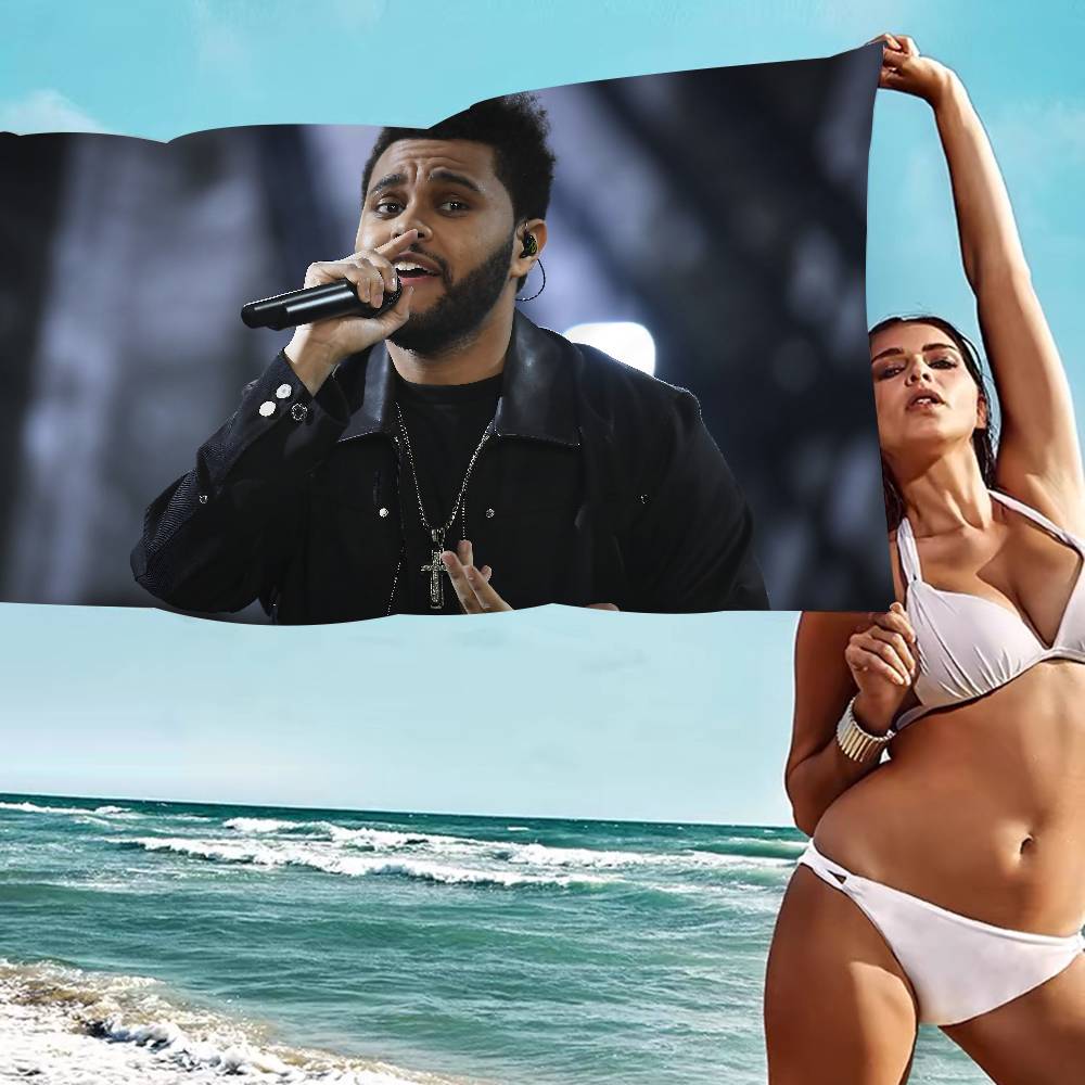 Rapper The Weeknd XO Große Mikrofaser Strandtücher Schnelltrocknendes Handtuch Sandstrandtücher Handtuch für Schwimmbad Reisen Schwimmbad Yoga