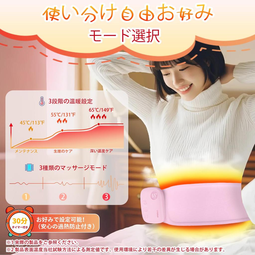 CYFERUY Rechargeable Heating Heating 3 Temperature Portable Heating Pad for and Ideal for Home or Office Perfect as a Birthday Gift for Includes