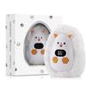 Süßer Plüsch-Cartoon Elektrischer Handwärmer Wiederaufladbar USB Taschen-Handwärmer Tragbar Winter Digitalanzeige Heizung mit Geschenkbox