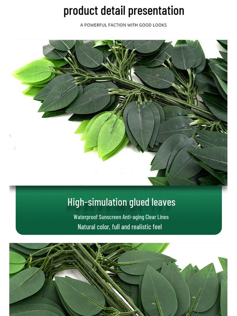 Artificial Red Maple, Ginkgo, Birch, Banyan, Elm Leaves for Landscaping