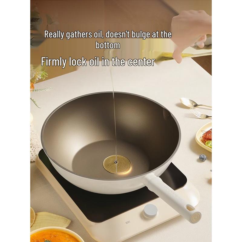 COOKER KING Titanium White Stir-fry Pan