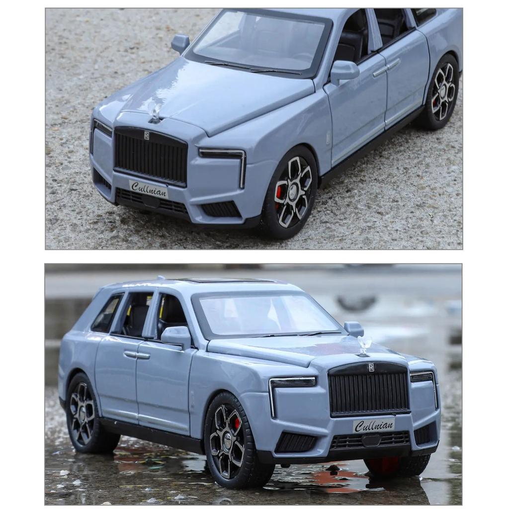 1/32 Rolls Royce SUV Cullinan 2025 Alloy Luxury Car Model Diecast Metal Off-road Vehicle Car Model Sound and Light Kids Toy Gift