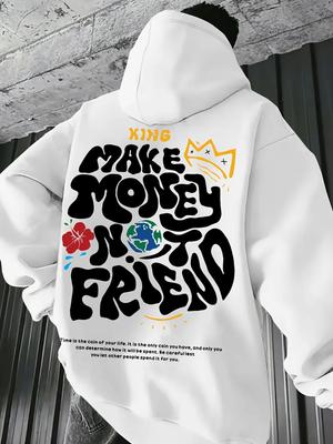 Spring and Autumn Men's Casual Hooded Sweatshirt Youth Handsome Hoodie Fashion Outdoor Sports Pullover Top Hip Hop