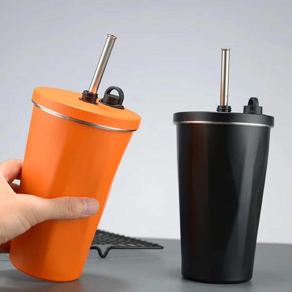 Creative Stainless Steel Thermal Mug 600ML Fashion Thermos Cup Outdoor Travel