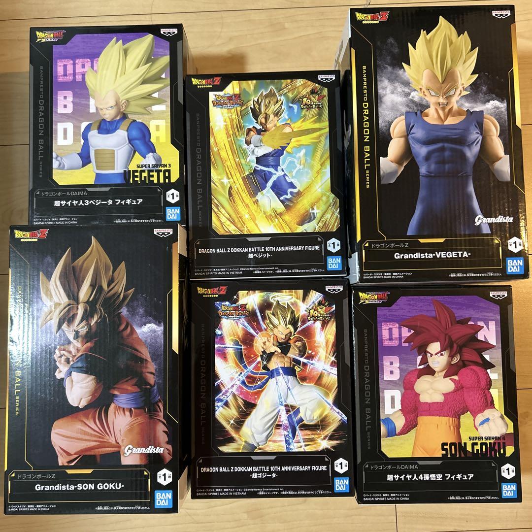 

[USED] Dragon Ball Figure Set of 6 Great Deals