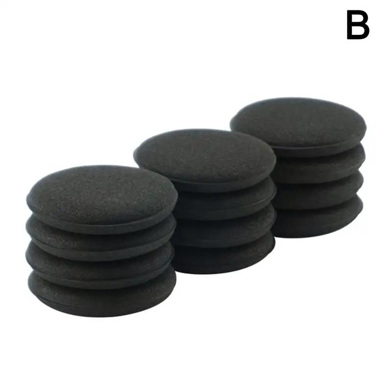 12Pcs Car Waxing Foam Polish Wash Sponges Applicator Foam Cleaning Pad Sponge Detailing Round Cleaning Tools Waxing Washing B7P8