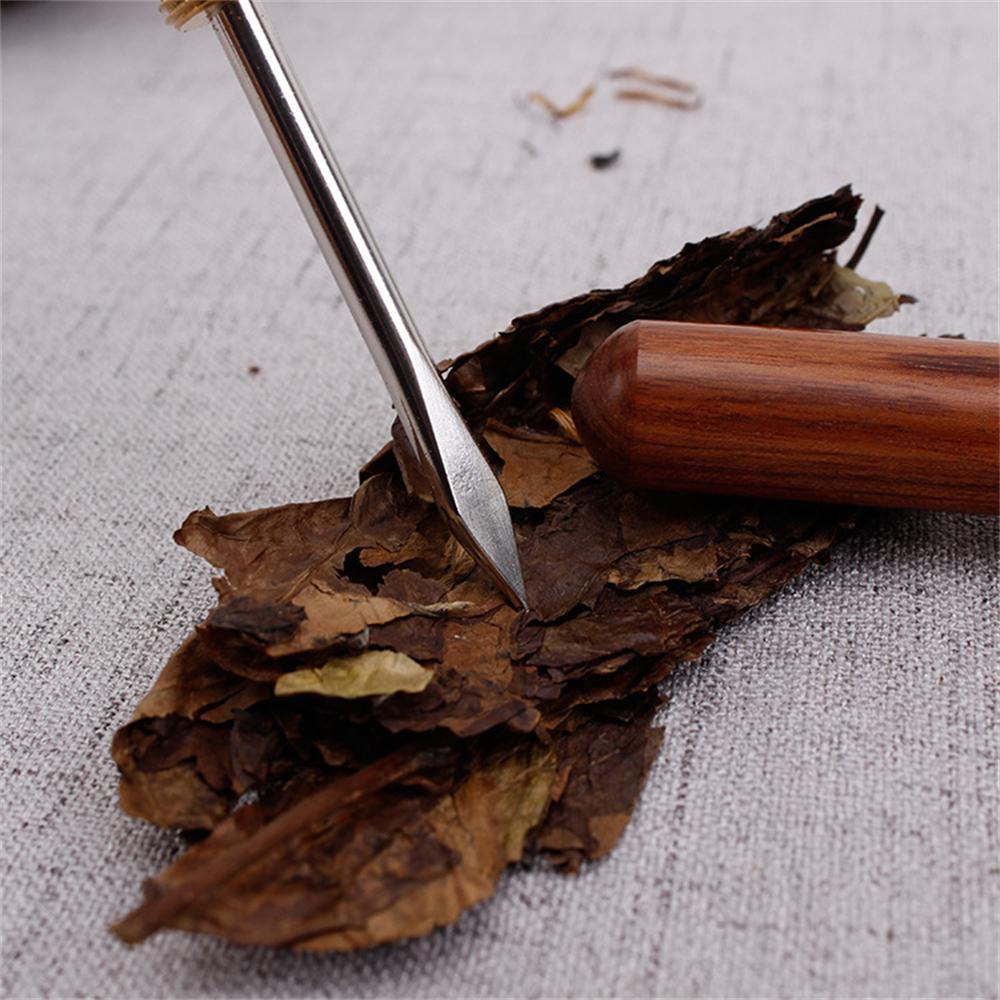 10pcs Wood Handle Tea Knife Needle Puerh Tea Brick Pick Professional Tool