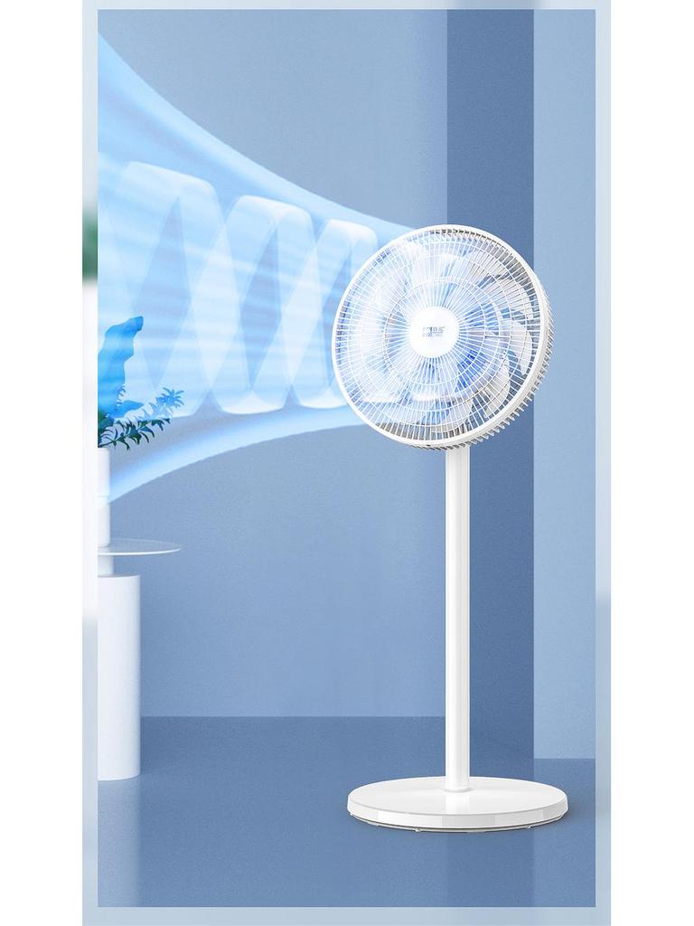 Silent Oscillating Floor Fan with Remote Control for Home or Office