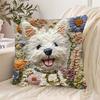 Westie Hund Kissenbezüge Stuhl Wohnzimmer Kissenbezug Gemütlich Reißverschluss Sofakissenbezüge Tier Schlafzimmer Innen Hausdekoration