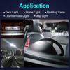 2Pcs T10 W5W LED Bulbs Canbus Car Clearance Lights Reading Lamp Auto Dome Door Bulb Accessories White Red Yellow Green Blue Pink Bulbs 7