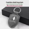 Carbon Fiber Texture Leather Keychain for Geely Rayblue 7/9/8 X3Pro - Unisex Pendant Shield