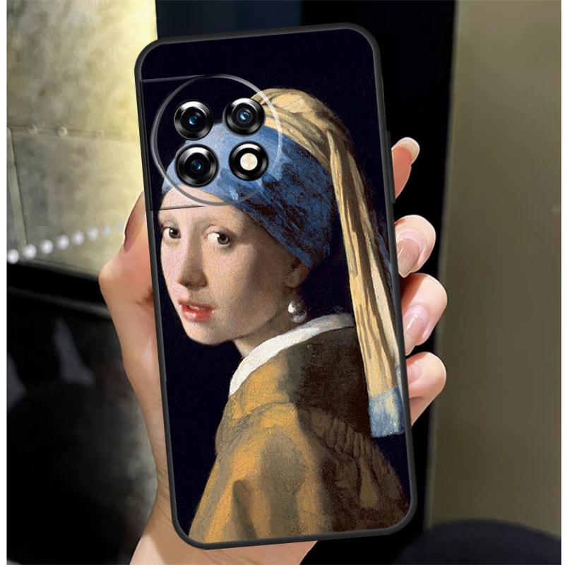 

Johannes Vermeer Cover For OnePlus Nord 4 CE 3 2 Lite N30 N20 N10 OnePlus 13 12 11 10 Pro 10T 8T 12R 13R Case OnePlus 13