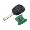 Peugeot 2-Button 307 Key with Groove, 433 Frequency, 7961 Chip