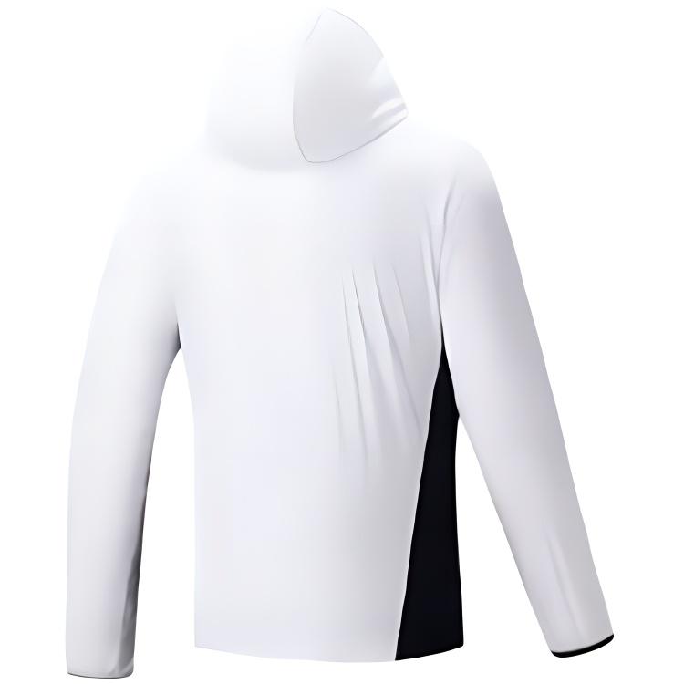 Anta Windproof Comfortable Versatile Simple Windbreaker Men Outerwear Pure-White Basic-Black 152525609-1