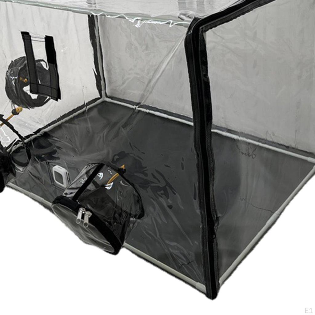 Transparent Mini Greenhouse Portable PVC Garden Windowsill Nursery Plant Cover Tent