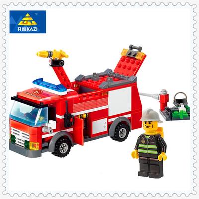 206 buc Jucării cu bloc de construcție pentru pompierii de salvare pentru camion de pompieri Kazi 8054