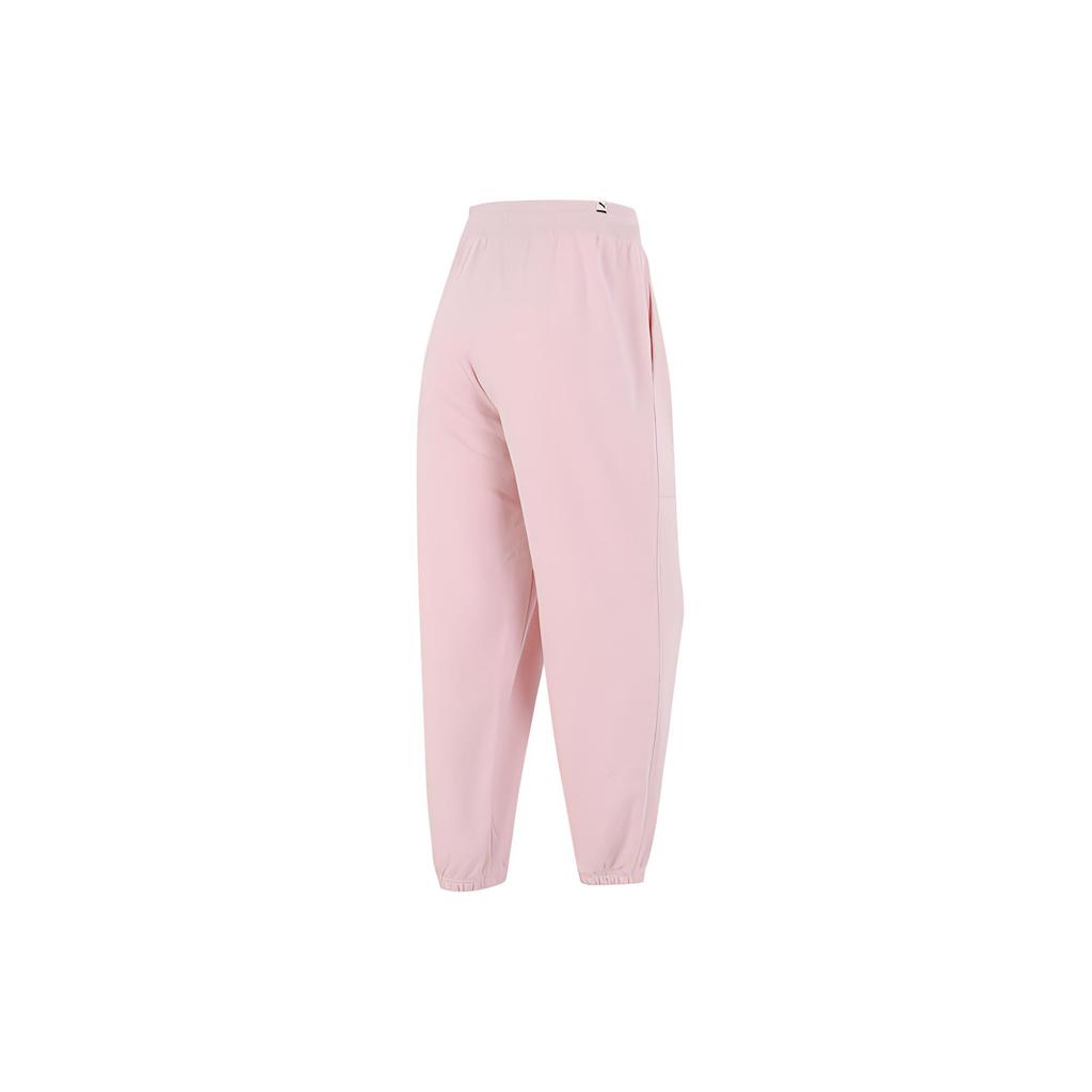 Puma Breathable Running Sports Pants With Elastic Cuffs Women Bottoms Pink 533054-36