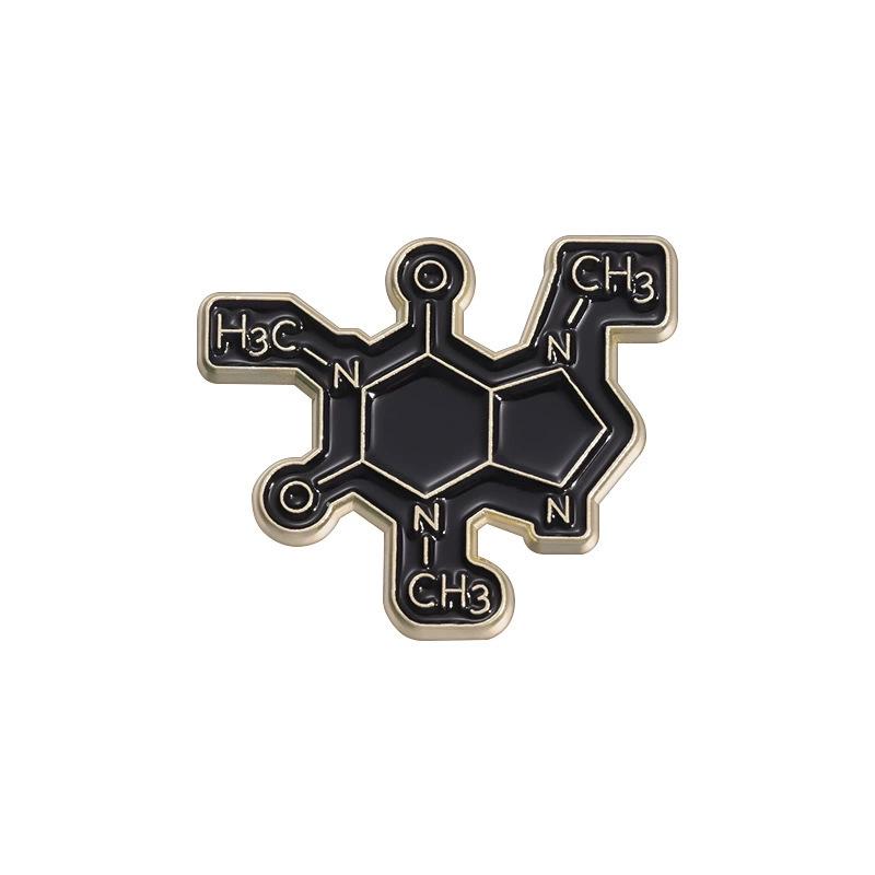 Creative Metal Element Cartoon Brooch Pin – Backpack Accessory, Small Gift Badge