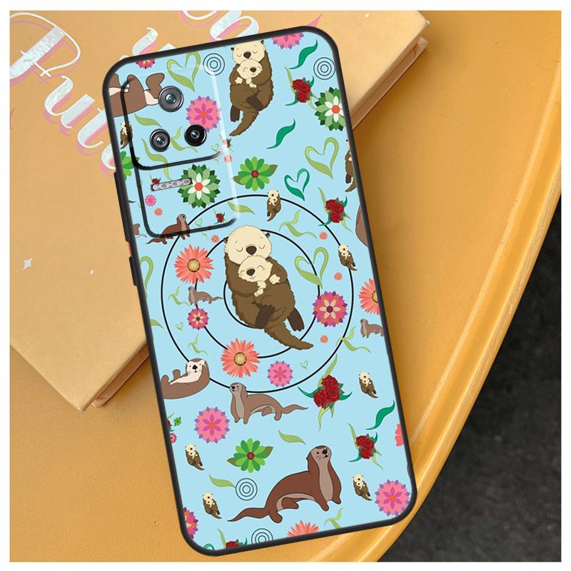 

Sea Otter Pattern Funda For Xiaomi 15 14 Ultra 17 Pro Max 13T 14T 15T POCO F5 F6 F7 Pro X5 X6 X7 F8 Ultra Case POCO F5 Pro