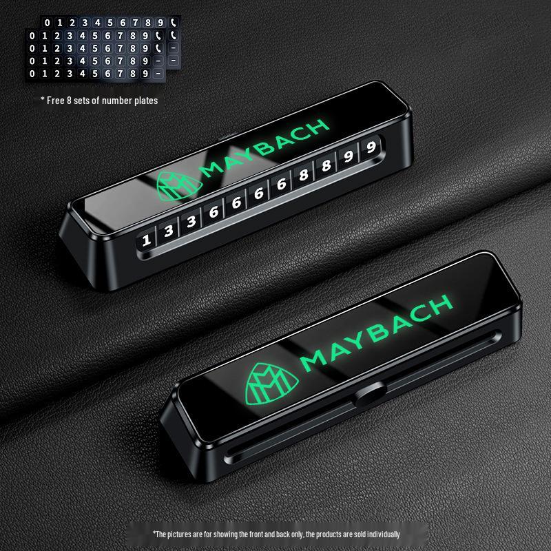 

Double Number Temporary Parking Permit for Mercedes-Maybach S-Class S480, S580, and GLS480 Vehicles