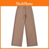 Damen Freizeithose mit gespleißter Polyester-Mischung für den Frühling, Komfort-Passform