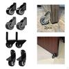 2 Pack Door Rollers, Replacement Casters, Anti-Friction, Quiet And Wear-Resistant, for Wooden
