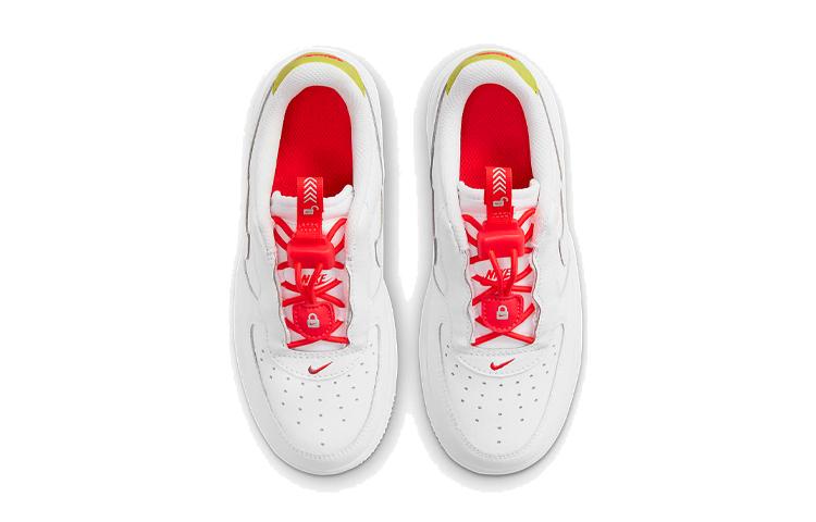 Nike Force 1 Toggle Weiß Helles Karmesinrot PS CU5287-102
