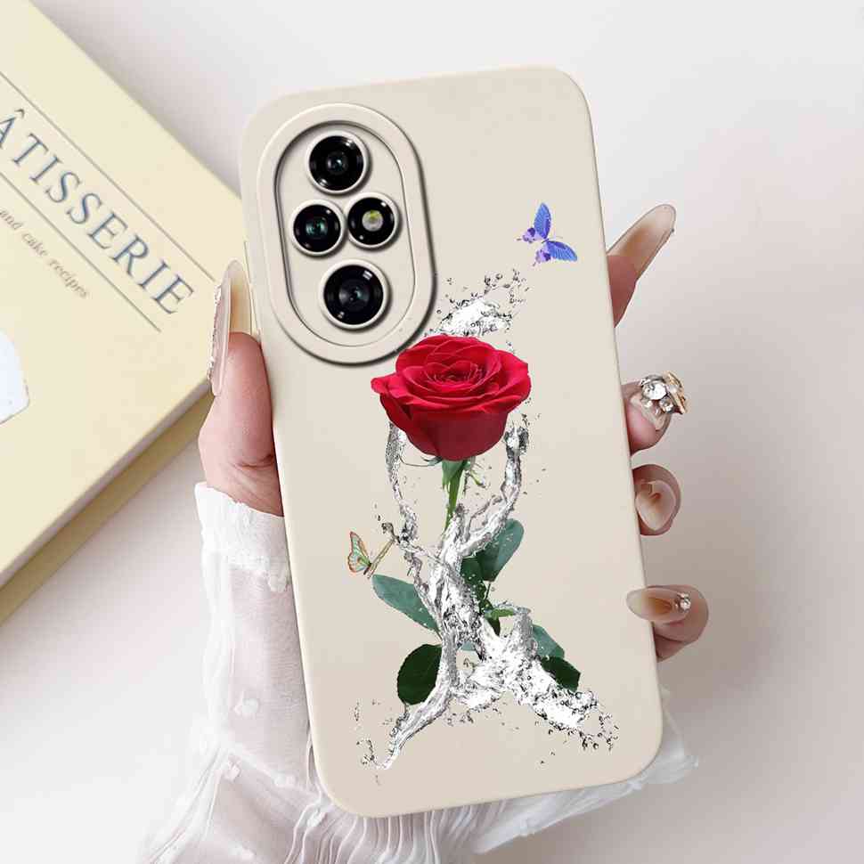 For Honor 200 Pro 5G Case ELP-AN00 Cute Butterfly Rabbit Soft Silicone Cover For Huawei Honor 200Pro ELP-NX9 Phone Shell Fundas