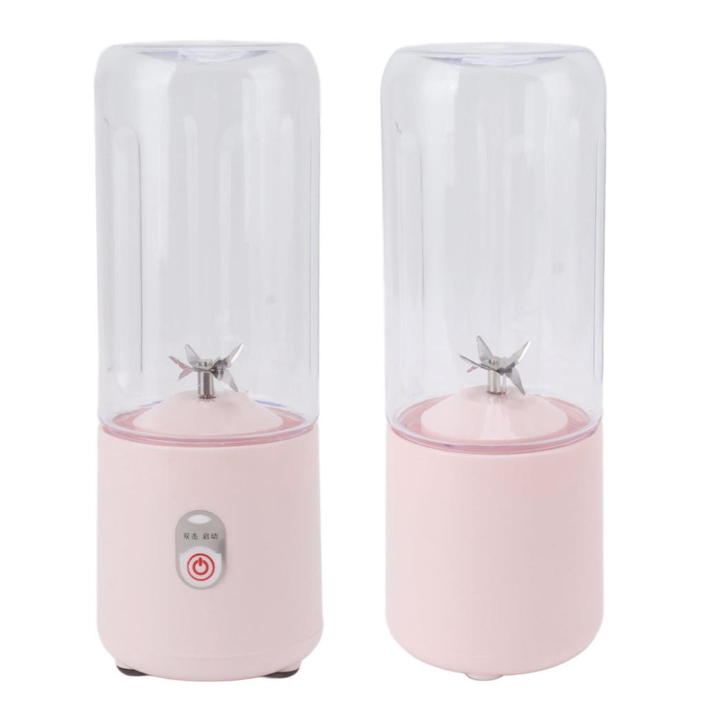 Portable Blender 500ml Mini Personal Juicer Blender for Smoothies Shakes USB Rechargeable with 6 Leaf Blade for Sports