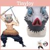 Stunning Demon Slayer Kimetsu No Yaiba Hashibira Inosuke Latex Mask For Cosplay Events