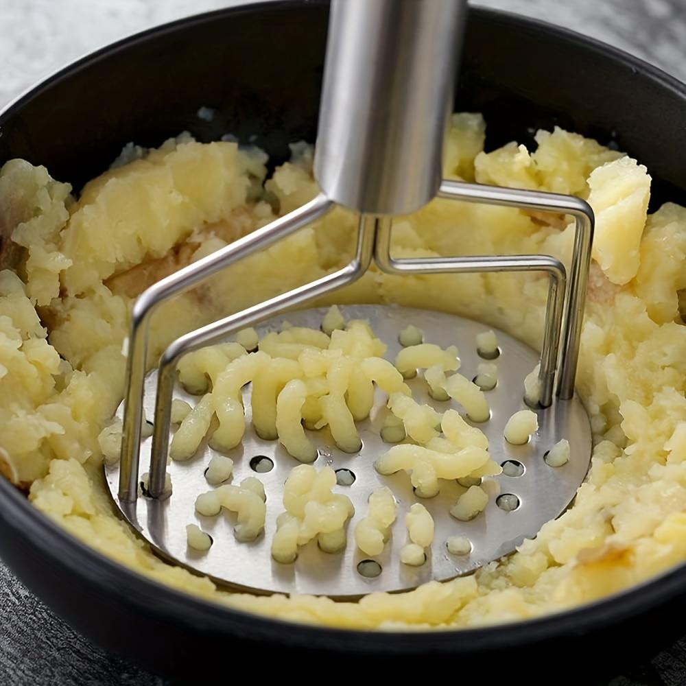 Stainless Steel Double Layer Masher, Professional Potato Masher, Kitchen Tools, Making Mashed Potatoes, Banana Masher, Avocado Masher, Pumpkin Masher