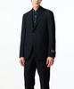 Man On The Boon Notched Lapel Basic Suit Jacket_Black 4714351007