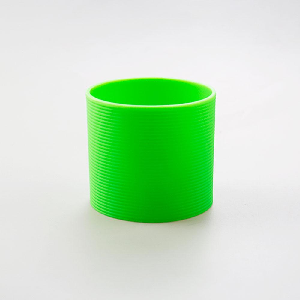SW 16 Colors 7.0CM Silicone Cup Cover Stripes Non-slip Heat  For Glass Cup Sleeve 70MM Insulated Water Bottle Cup Sleeve