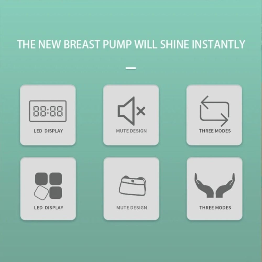 Hands Free Electric Breast Pump USB Charge Milk Collector Wearable Breast Pump  Household