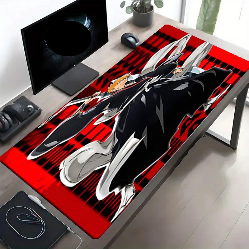 BLEACH Print Mauspads, Anti-Rutsch Desktop Tastaturmatte, für PC Laptop Gaming Arbeiten Tägliche Nutzung, Cooles Festival Überraschungsgeschenk