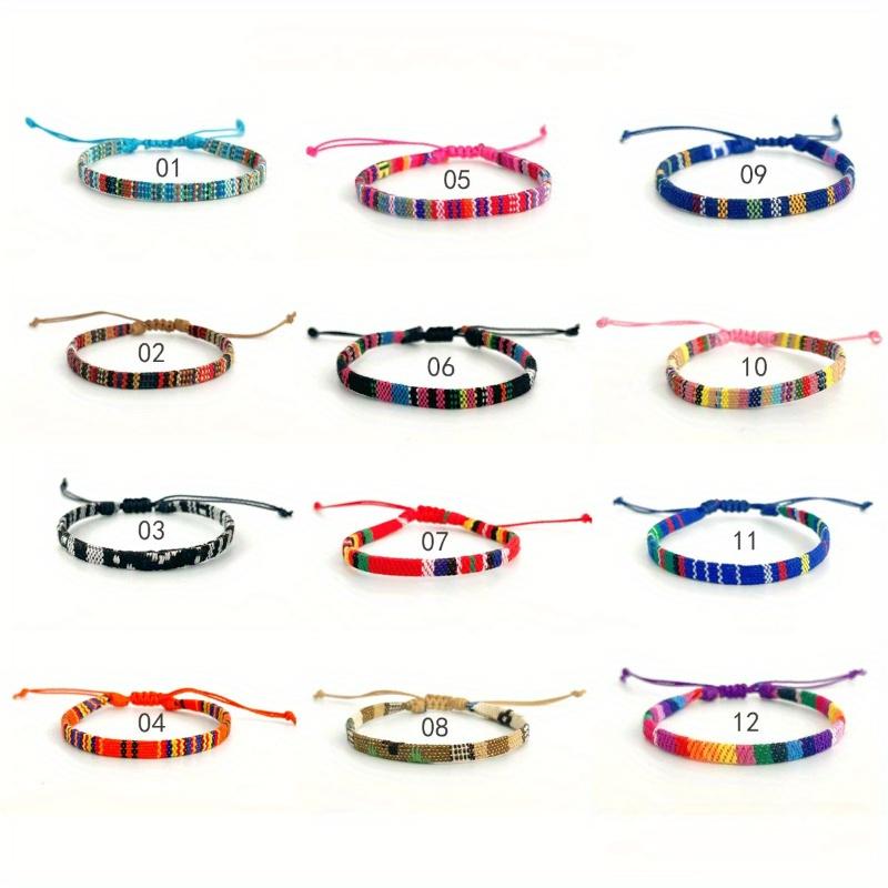 Handwoven Bracelet,Multiple Patterns for Easy Fashionable Wrist Scenery Creation,Suitable As Holiday Gifts and Everyday Presents