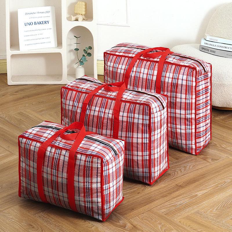 Snakeskin Patterned Moving Storage Bags with Thick Handles